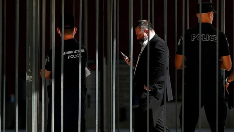 Giannis Lagos vor seiner Verurteilung im Vorjahr in Athen (Bild: AP)