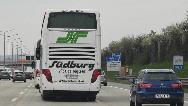 Betrifft Fahrgäste der Buslinie G1 von Oberwart nach Wien und retour (Bild: P. Huber)