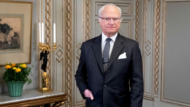 Schwedens König Carl XVI. Gustaf feiert seinen 75. Geburtstag. Aus diesem Anlass wurde dieses Porträtfoto veröffentlicht. (Bild: Foto: Sara Friberg, Kungl. Hovstaterna / Sara Friberg, The Royal Court of Sweden)