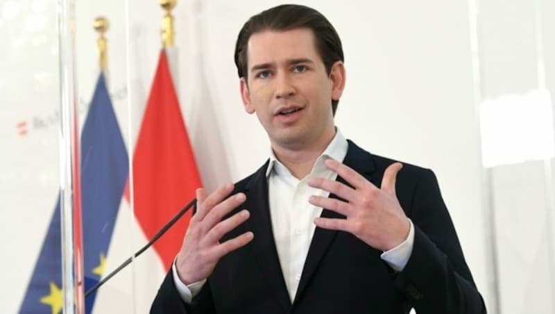 Bundeskanzler Sebastian Kurz (ÖVP) sieht das Ende der Corona-Pandemie bereits herannahen. (Bild: APA/HELMUT FOHRINGER)