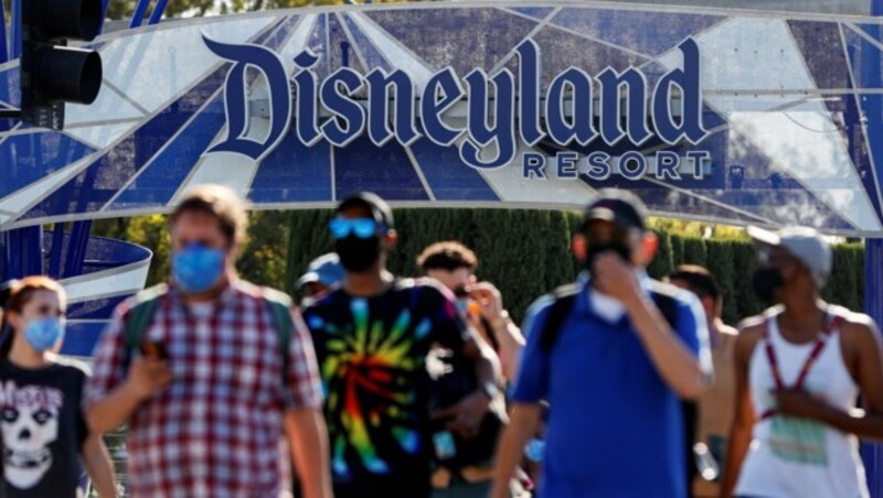 Disneyland in Kalifornien nach langer Corona-Pause wieder geöffnet (Bild: MARIO ANZUONI / REUTERS / picturedesk.com)