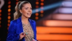 Victoria Swarovski im Frühjahr als Moderatorin in der Show „Let‘s Dance“. (Bild: TVNOW / Stefan Gregorowius)