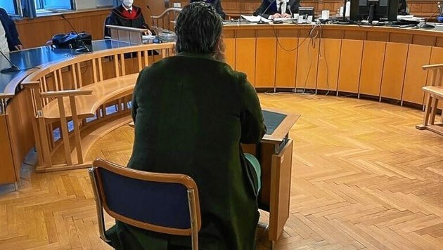 Der Angeklagte im Gerichtssaal (Bild: Gabriela Gödel)