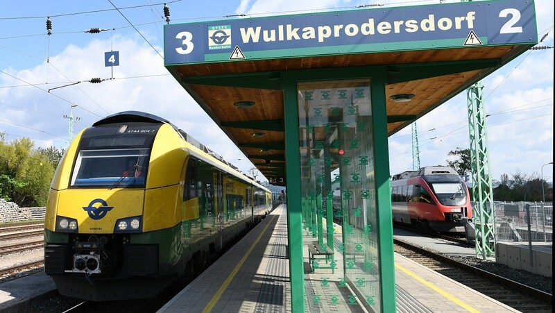 Der Bahnhof in Wulkaprodersdorf soll zu einem Mobilitätsknotenpunkt werden. (Bild: P. Huber)