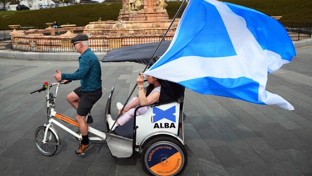 Am Donnerstag wählen die Schotten ein neues Parlament. (Bild: AFP)