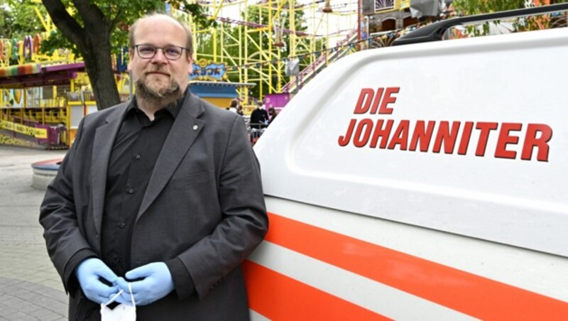 Georg Aumayr leitet das Forschungs- und Innovationszentrum der Johanniter. (Bild: APA/HANS PUNZ)