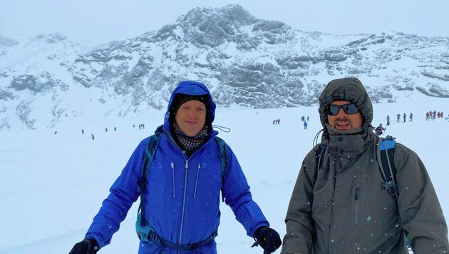 Die niederländischen Klangkünstler Rob van Rijswijk und Jeroen Strijbos setzten das Projekt um (Bild: © La Strada Graz)