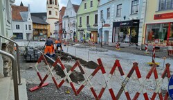 Beton, wenig Grün – Zwettl versiegelt derzeit die Innenstadt. (Bild: Die Grünen Zwettl/Silvia Moser)