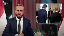 Kurz stellte Rene Benko 2018 Wladimir Putin als „ganz großen österreichischen Unternehmer“ vor, erklärte Böhmermann in seiner Satire-Show. (Bild: Screenshot youtube.com/zdfmagazinroyale)