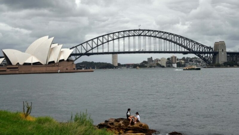 Nur einen Monat nach den verheerenden Überschwemmungen an der australischen Ostküste sind Teile der Millionenmetropole Sydney erneut von Starkregen betroffen. (Bild: AFP)