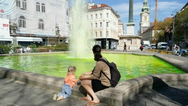 Grünes Wasser auch am Eisernen Tor (Bild: Sepp Pail)