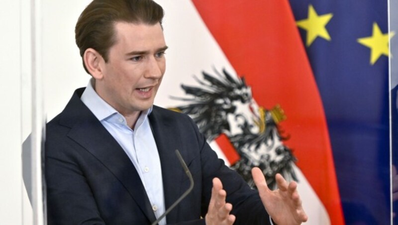 Bundeskanzler Sebastian Kurz (ÖVP) (Bild: APA/HERBERT NEUBAUER)