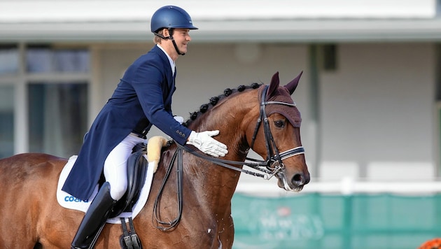 Florian Bacher und Pferd „Fidertraum“ sind ein tolles Team und am besten Weg zu Olympia in Tokio. (Bild: Andreas Schnitzlhuber)