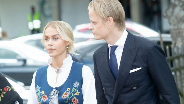 Juliane Snekkestad and Marius Borg Høiby at the confirmation of Prince Sverre Magnus in September 2020. Now the ex-girlfriend of Mette-Marit's son is making serious allegations. (Bild: www.viennareport.at)