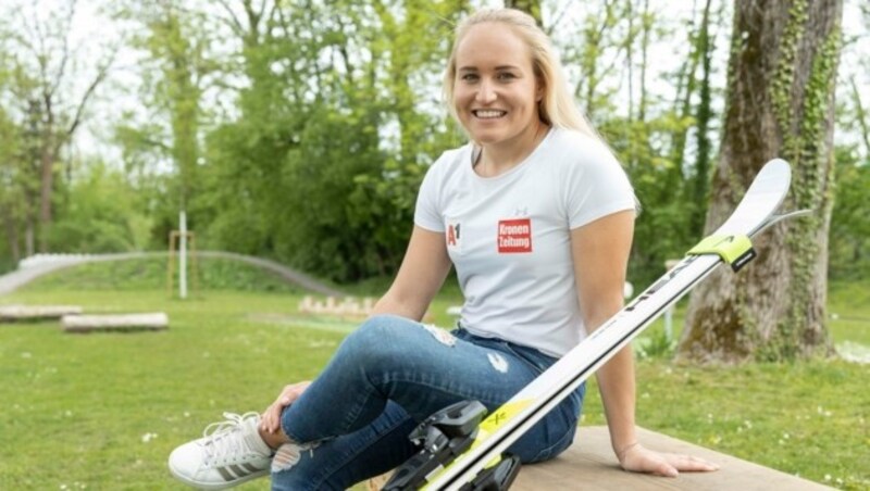 Die Sibratsgfällerin Vanessa Nußbaumer schaffte es in nur zwei Saisonen vom Vorarlberger Landeskader zum Weltcup-Fixplatz. (Bild: Maurice Shourot)