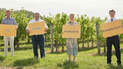 Patrick Mitmasser, Martin Sedelmaier, Doris Berger-Grabner und Thomas Hagmann (Bild: Monihart)