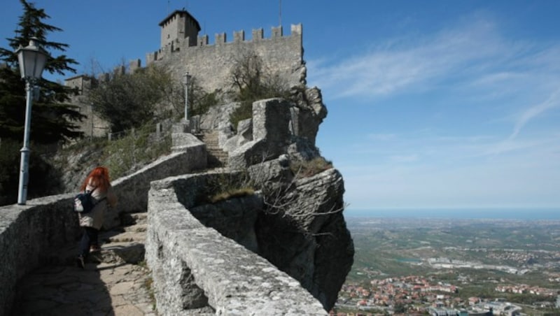 San Marino kann mit seinem "Impftourismus" einen Erfolg verzeichnen. (Bild: AP)