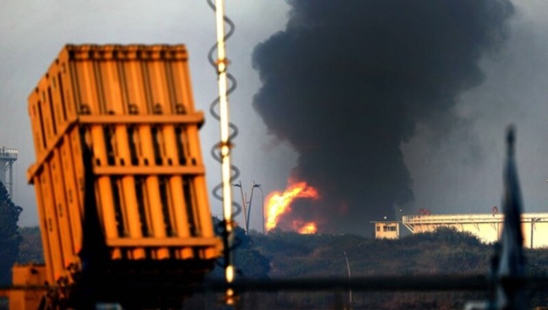 „Iron Dome“ - zu Deutsch: „Eisenkuppel“ - heißt Israels Raketenabwehrsystem. (Bild: APA/AFP/JACK GUEZ)