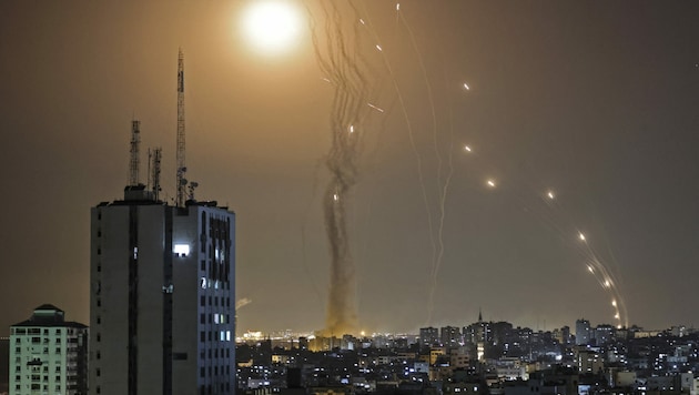 Das israelische Abfangsystem soll bis zu 90 Prozent der Hamas-Raketen zerstören. (Bild: AFP)