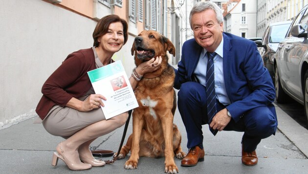 Barbara Fiala-Köck und Anton Lang (Bild: Kronenzeitung)