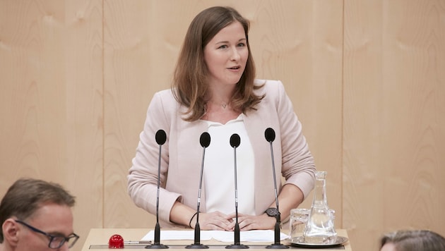 Claudia Plakolm im Nationalrat (Bild: Parlamentsdirektion/Thomas Topf)
