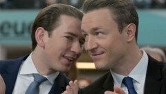 Sebastian Kurz und Gernot Blümel im Jahr 2020 (Bild: APA/HERBERT P. OCZERET)