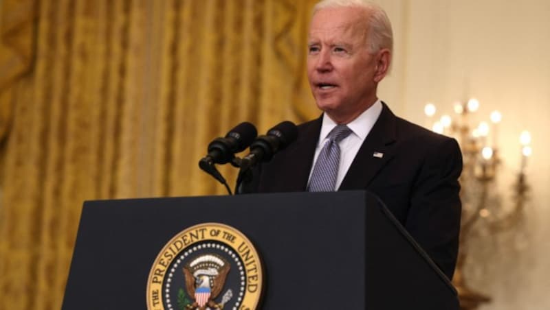 US-Präsident Joe Biden gerät bei seinen Nahost-Friedensbemühungen zunehmend unter Druck. (Bild: AP)