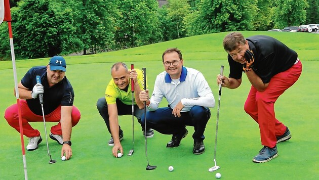 Im Vorjahr startete die „Krone“ Business-Turnierserie in der Golfarena Bad Kleinkirchheim (Bild: Wofgang Vaschauner)