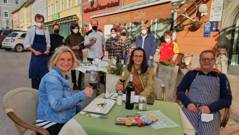 In Gmünd freuen sich alle über die Gastro-Öffnung. (Bild: Rudolf Nußbaumer)