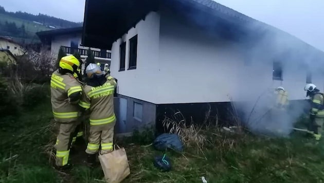 Die Feuerwehr konnte den Brand löschen (Bild: FF Bruck)