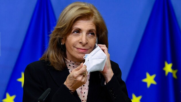EU-Gesundheitskommissarin Stella Kyriakides (Bild: AFP )