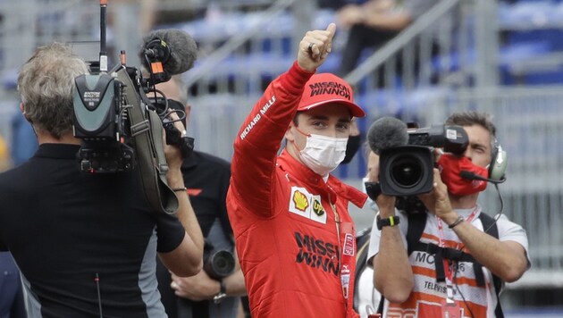 Charles Leclerc (Bild: Copyright 2021 The Associated Press. All rights reserved)