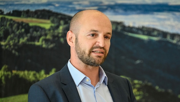 Severin Mayr, Chef der grünen Landtagsfraktion. (Bild: Alexander Schwarzl)