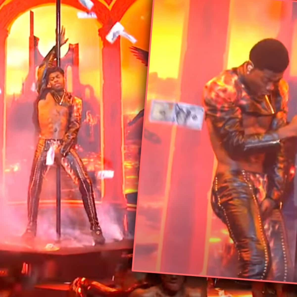 Saturday Night Live Lil Nas X Platzte Vor Laufenden Kameras Die Hose Krone At