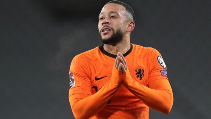 Memphis Depay (Bild: APA/AFP/POOL/TOLGA BOZOGLU)