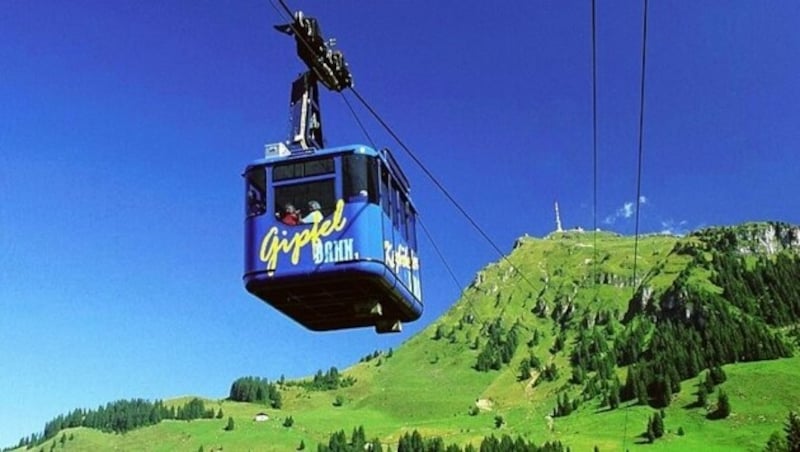 Auch die Horngipfelbahn in Kitzbühel ist eine Zweiseil-Pendelbahn, die Wartung der Notbremse erfolgt anders. (Bild: Bergbahn AG Kitzbühel)