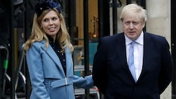Premierminister Boris Johnson und seine Freundin Carrie Symonds haben geheiratet. (Bild: APA/AFP/Tolga AKMEN)