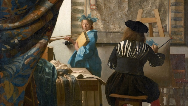 Jan Vermeers „Die Malkunst“ (Bild: KHM-Museumsverband)