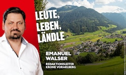 Krone Vorarlberg Redaktionsleiter Emanuel Walser informiert Sie über die Nachrichten aus dem ...