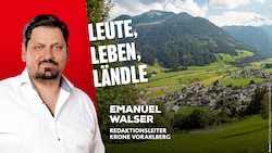 Krone Vorarlberg Redaktionsleiter Emanuel Walser informiert Sie über die Nachrichten aus dem Ländle. (Bild: Krone KREATIV/Mathis Fotografie, stock.adobe.com)