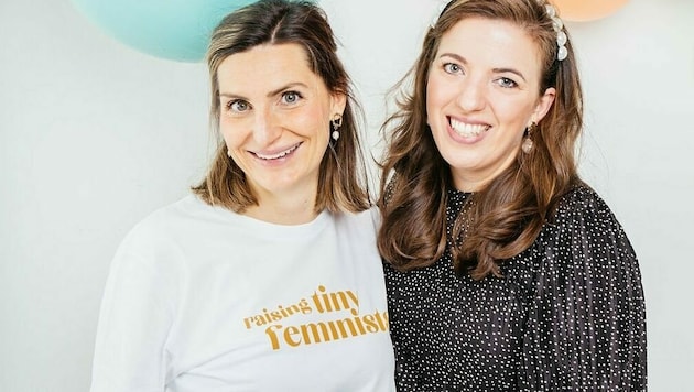 Denise Uzman und Claudia Riha organisieren den MINI MARKT in Wien. (Bild: nunfoto.com)