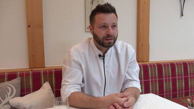 Philipp Essl vom Landgasthaus Essl (Bild: krone.tv)