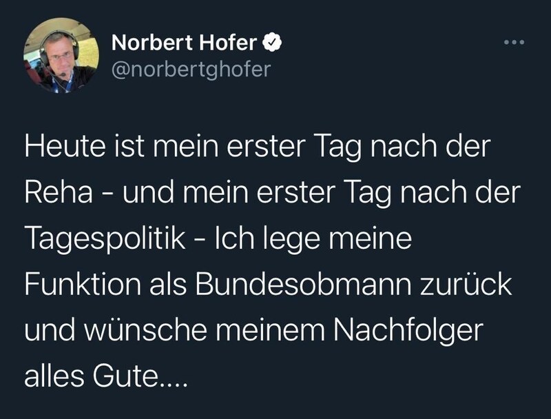 Dieses Posting löste am Dienstag Irritation aus - vor allem, als es wieder verschwand. (Bild: Twitter)