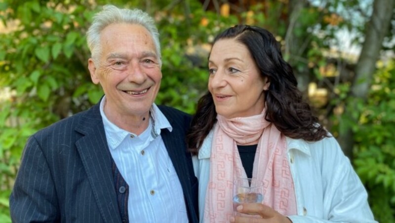 Felix Mitterer mit seiner Ehefrau, der Autorin Agnes Beier. (Bild: Berger Hubert)