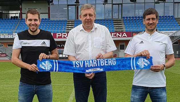 Hartberg-Obmann Erich Korherr freut sich über den Deal. (Bild: TSV Hartberg)