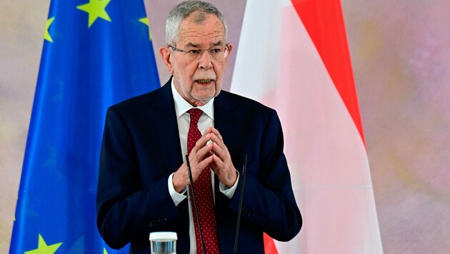 Tritt Bundespräsident Alexander Van der Bellen zur Wiederwahl an? (Bild: AFP)