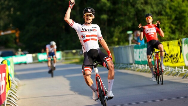 Heimsieg für Valentin Götzinger in Gössendorf (Bild: GEPA pictures)