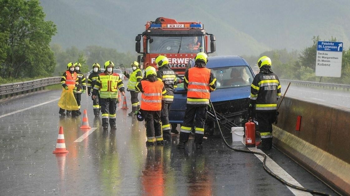 S36 War Gesperrt Aquaplaning Verursachte Unfall Bei Knittelfeld Krone At