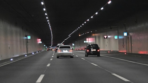 Der A22-Tunnel in Kaisermühlen (Bild: P. Huber)