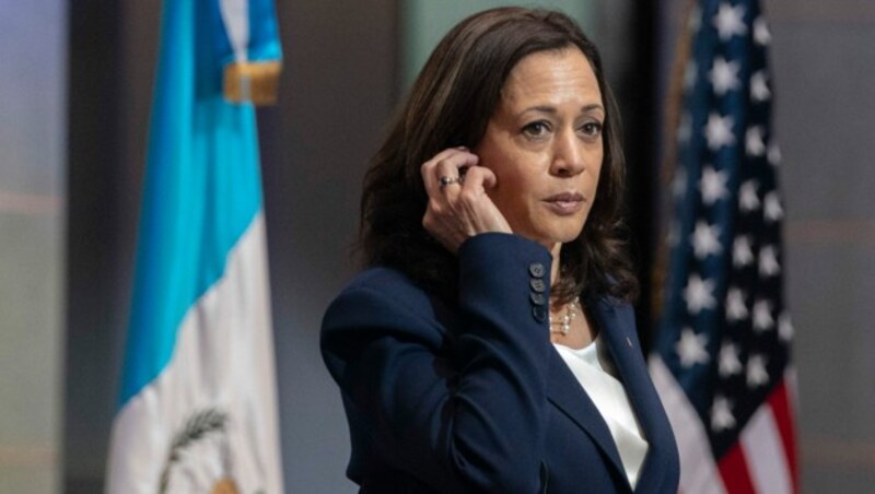 US-Vizepräsidentin Kamala Harris (Bild: AP)